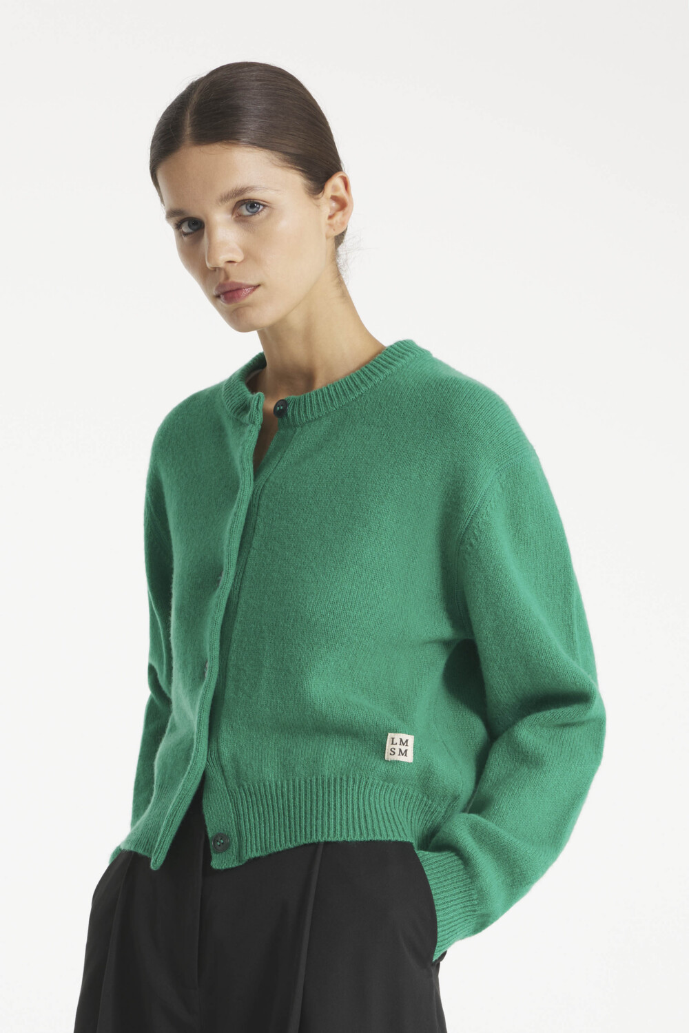 GALVONA - CARDIGAN EN LAINE - S, VERT