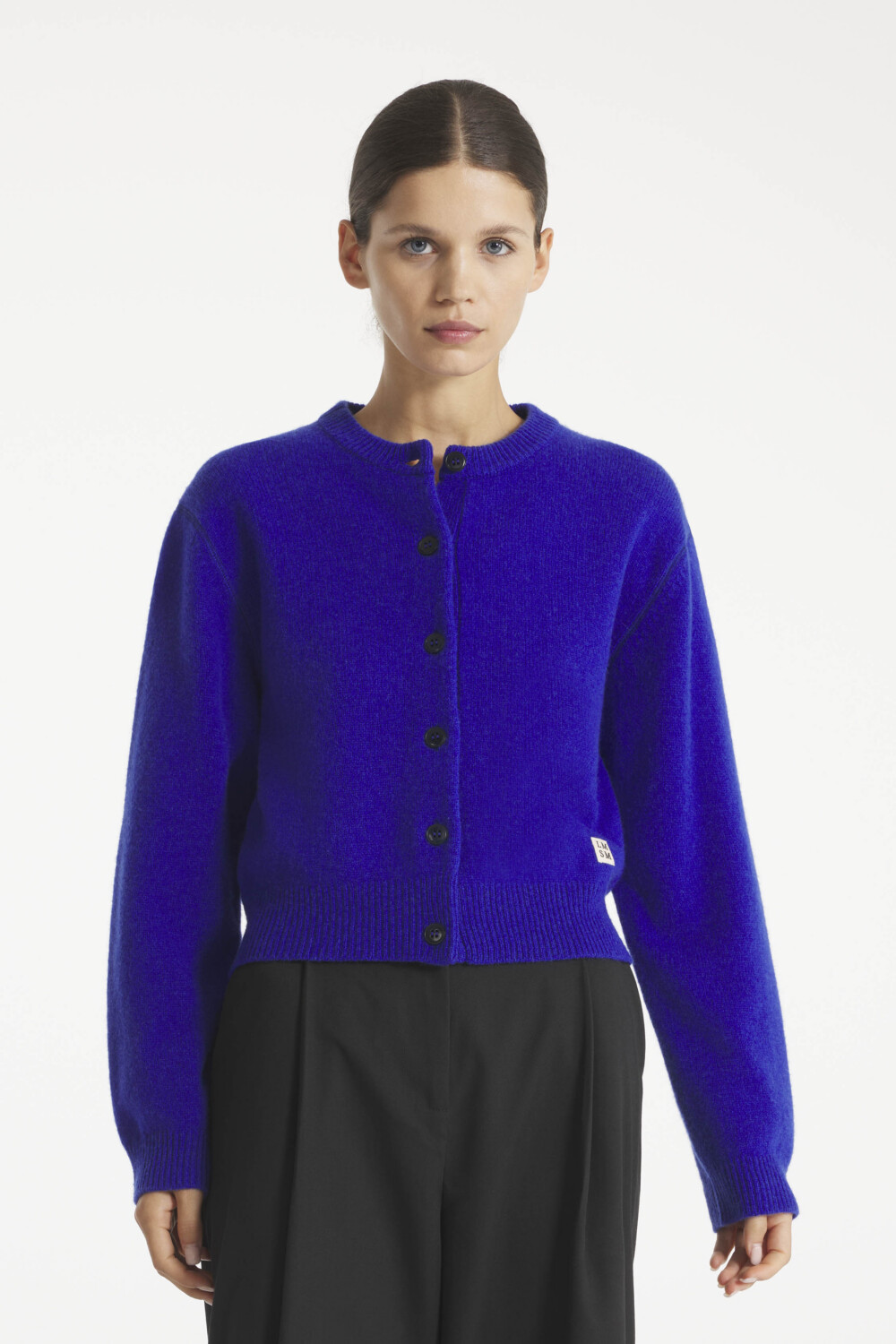GALVONA - CARDIGAN EN LAINE - M, BLEU