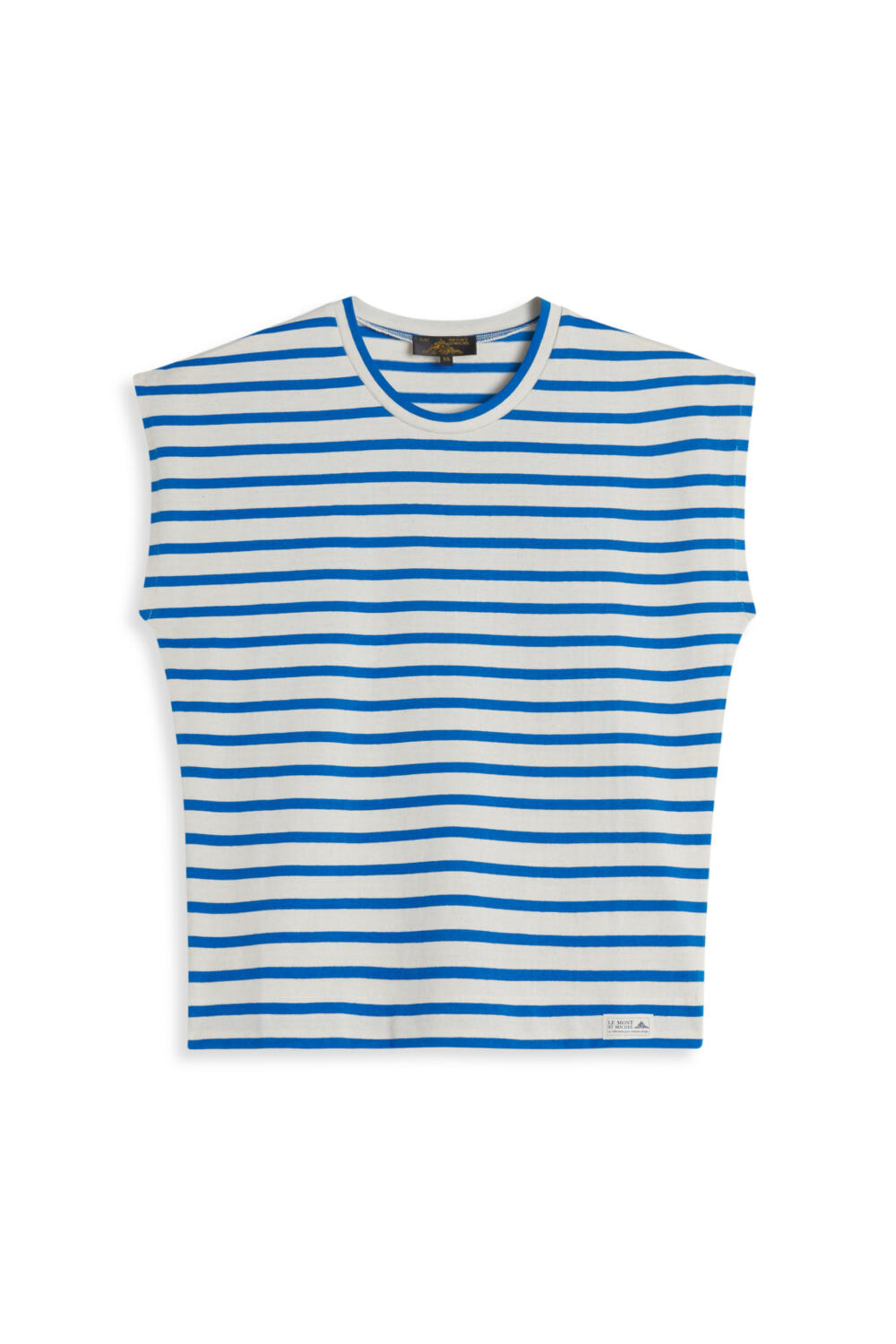 THEOXANE - MARINIERE TANK TOP - XS, ECRU/AZUR