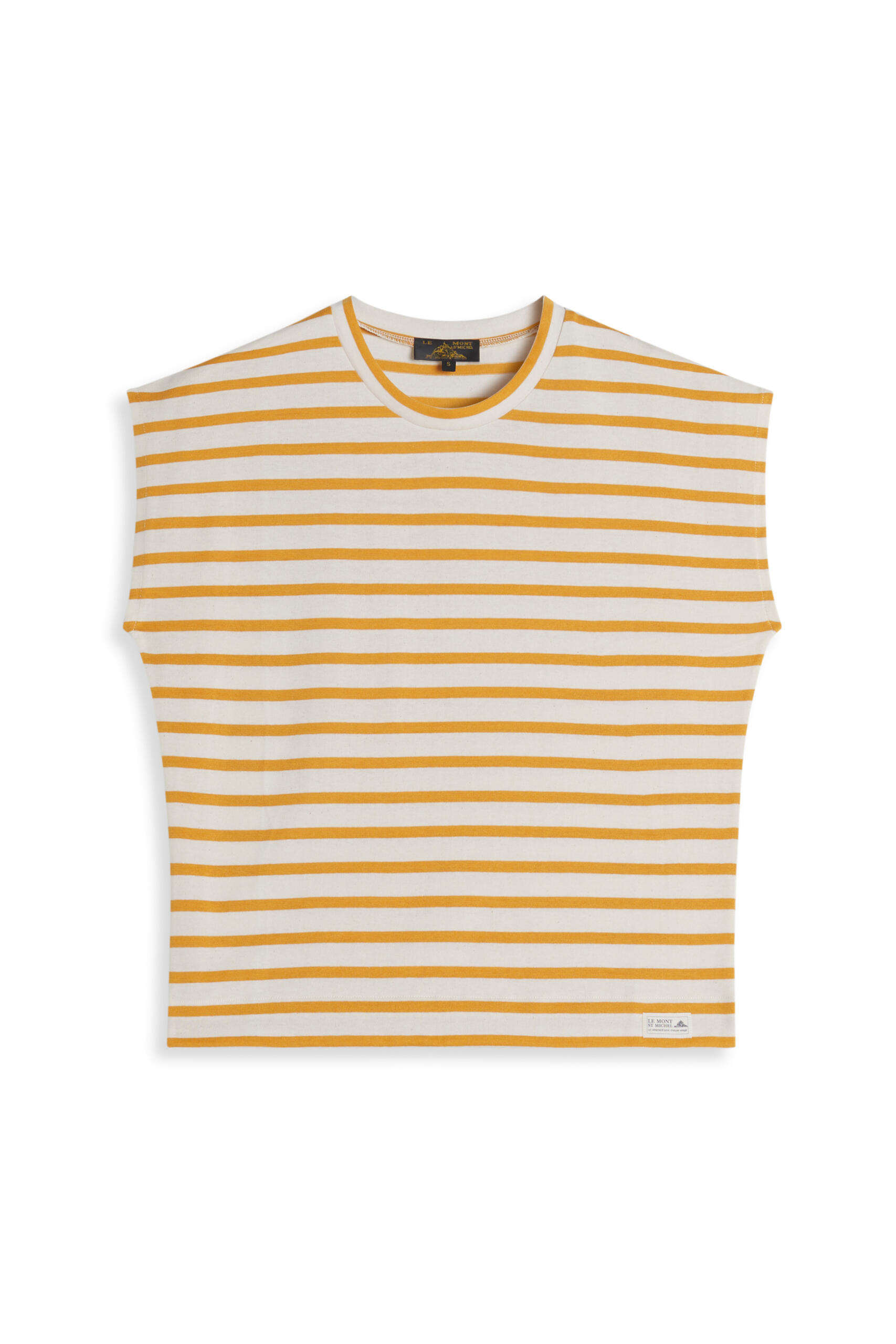 THEOXANE - MARINIERE TANK TOP - M, ECRU/EPICE