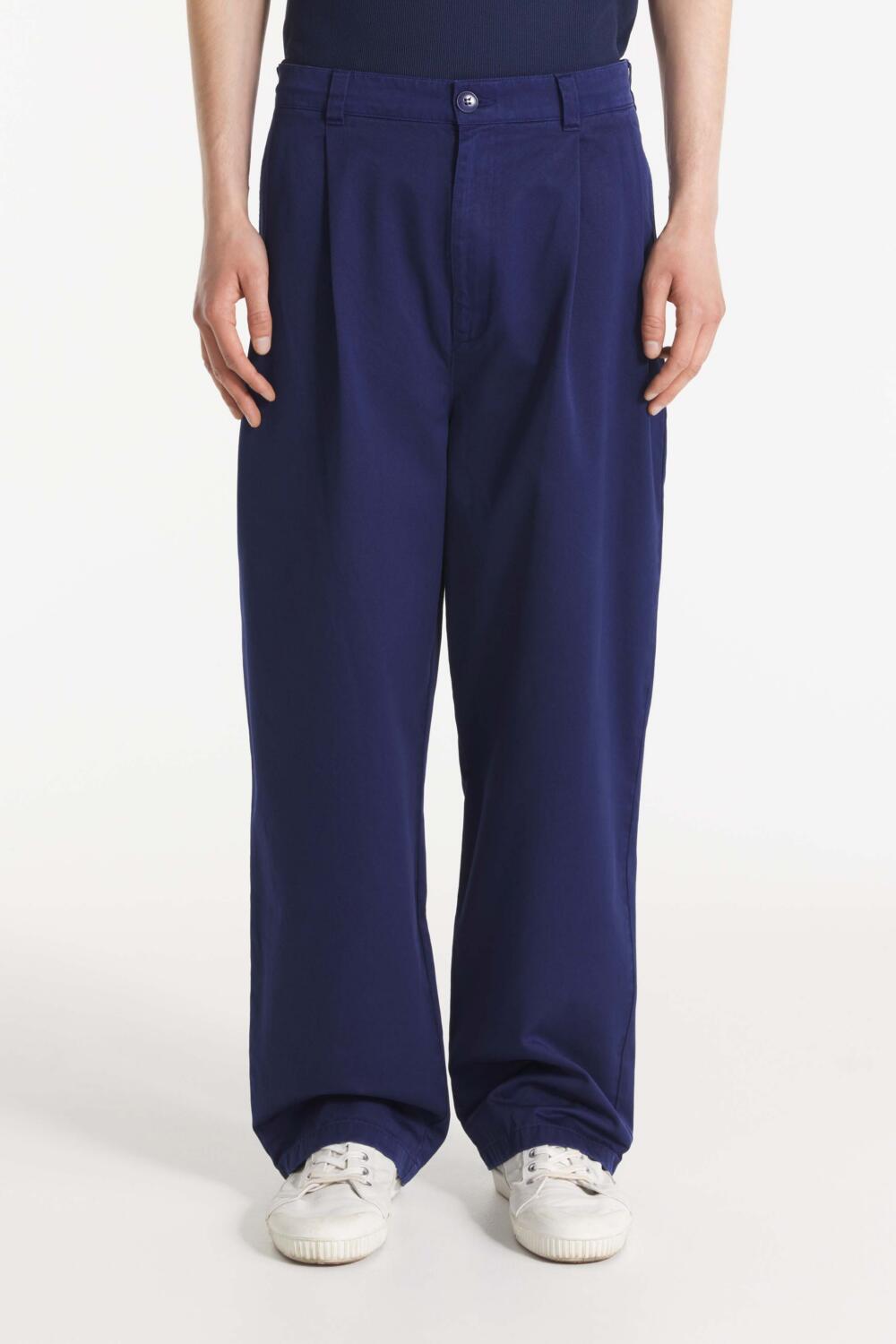 Pitt – Pantalon large en gabardine