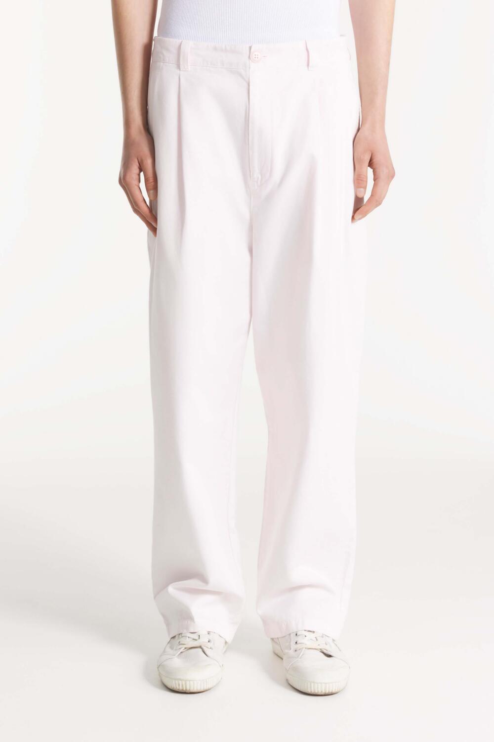 Pitt - Wide-leg gabardine pants - XS, PINK