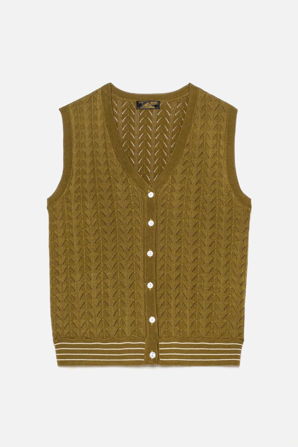 GILA - SLEEVELESS CARDIGAN