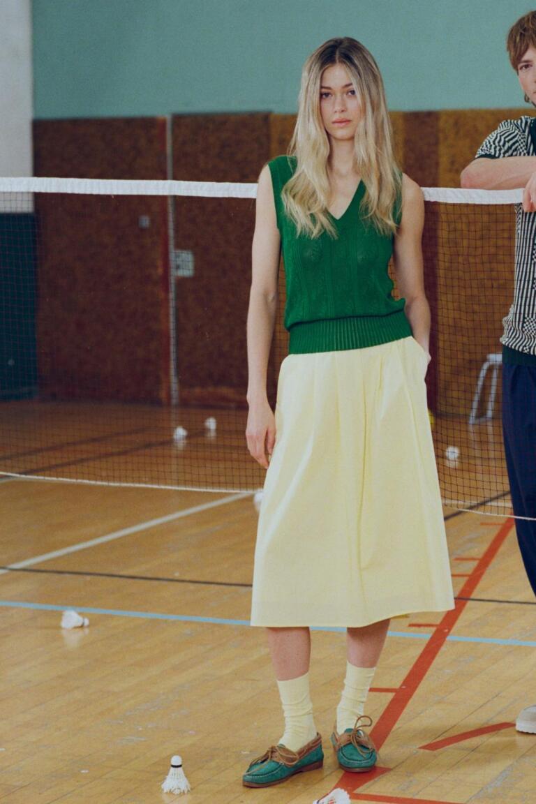 SABILA - SLEEVELESS SWEATER - GREEN, seconde vue