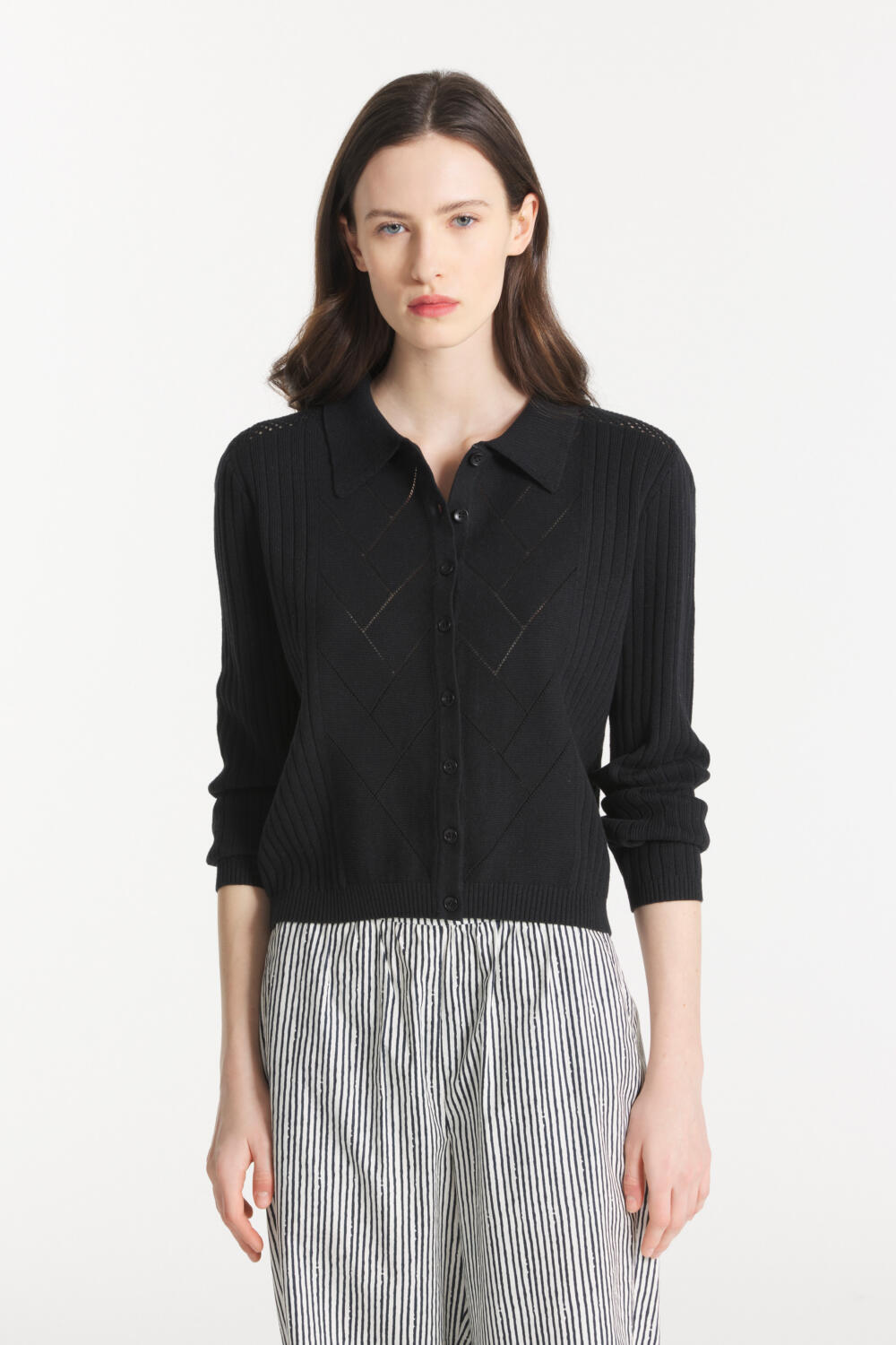 GRAZIA - GILET ÉLÉGANT - L, NOIR