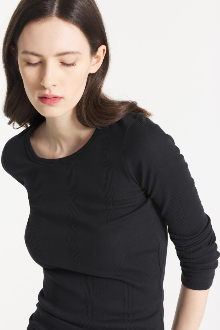 TARATATA - COTTON T-SHIRT - BLACK, seconde vue