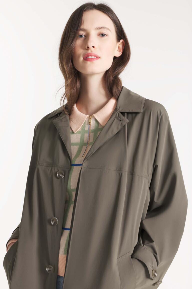 MARGIT - TRENCH COAT - OLIVE, seconde vue