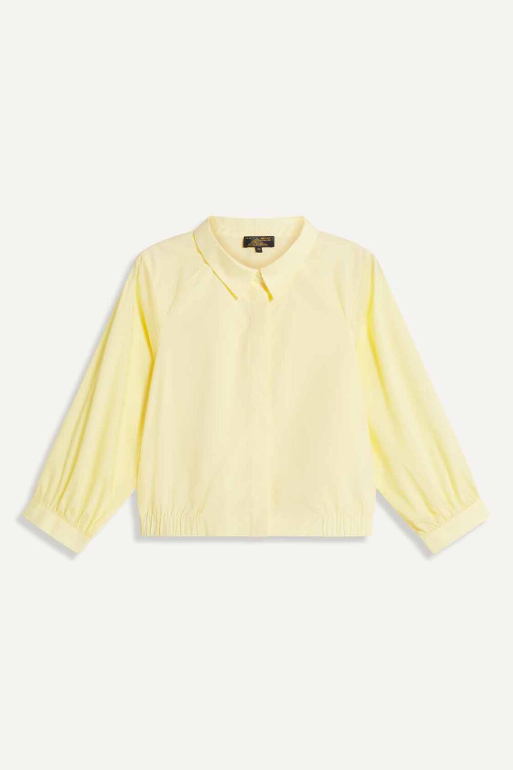 CACTUS - CHEMISE EN POPELINE - 34, JAUNE