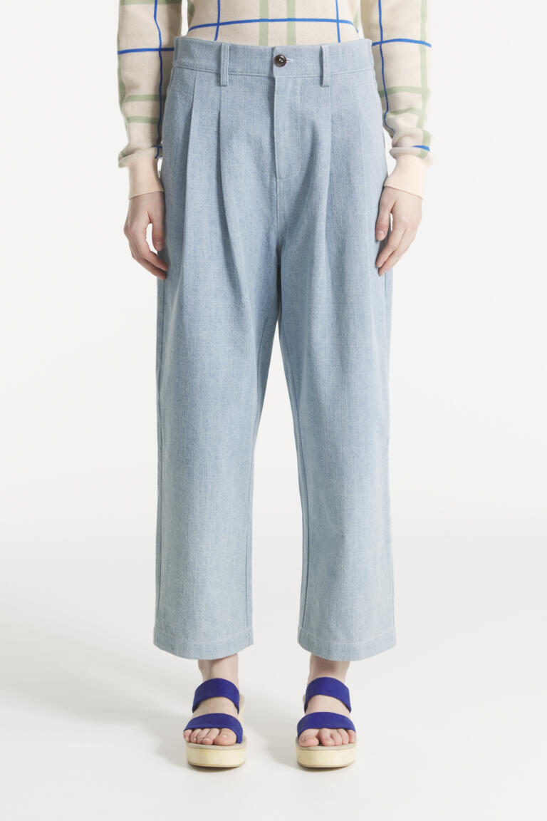 PETRINA - PANTALON CHINO - BLEU, seconde vue