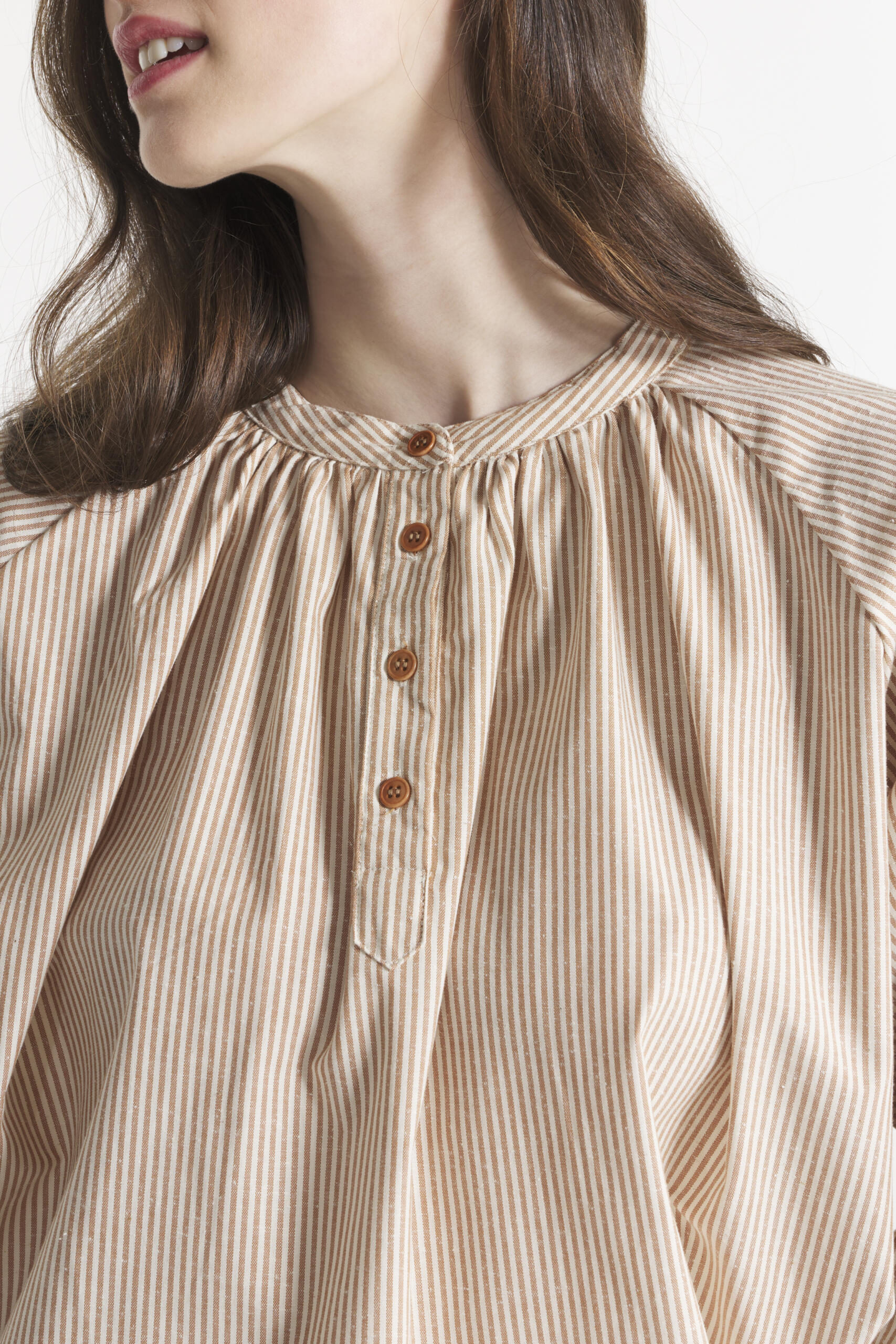 CARAH - STRIPED BLOUSE