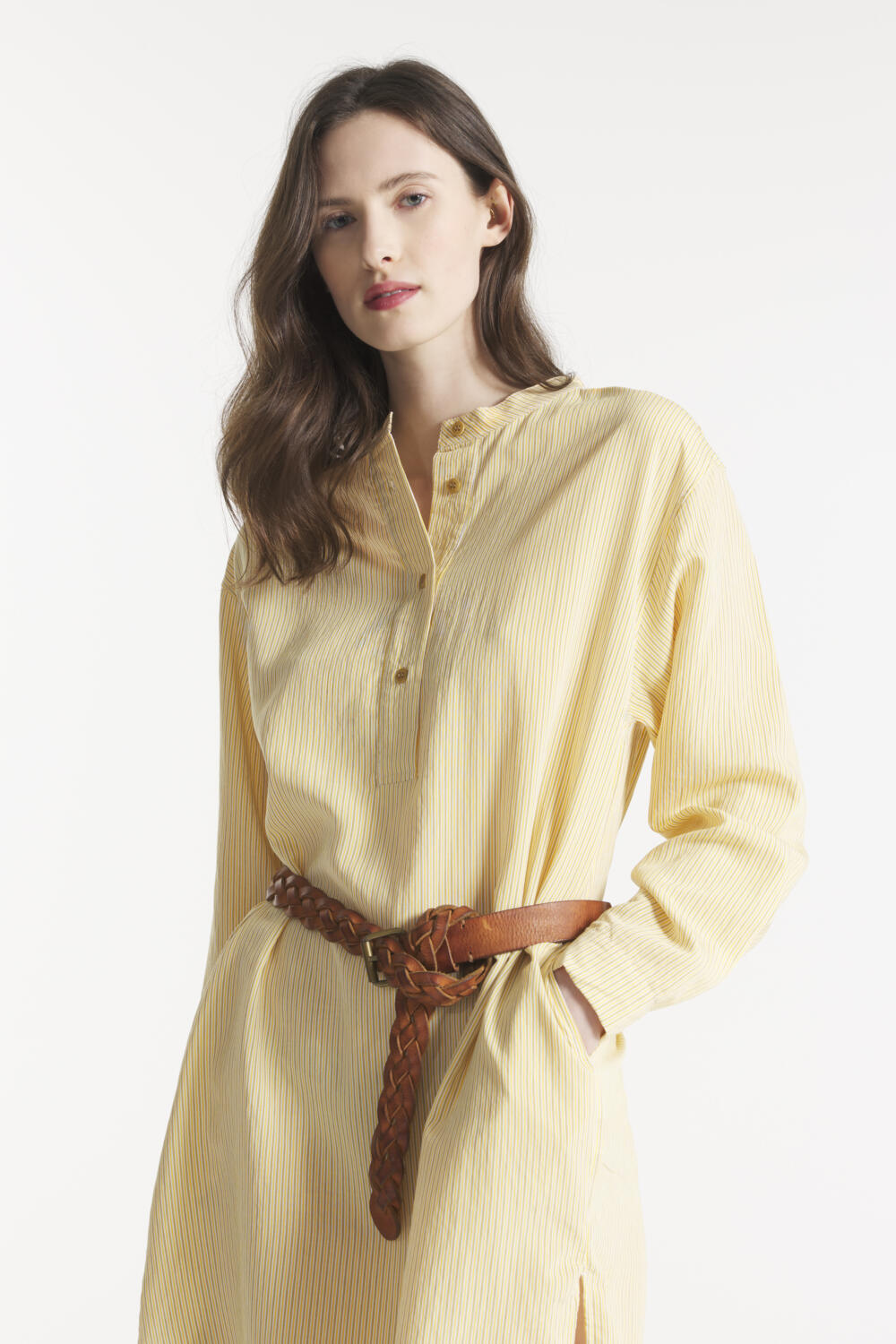 ROSTAN – ROBE CHEMISE À RAYURES