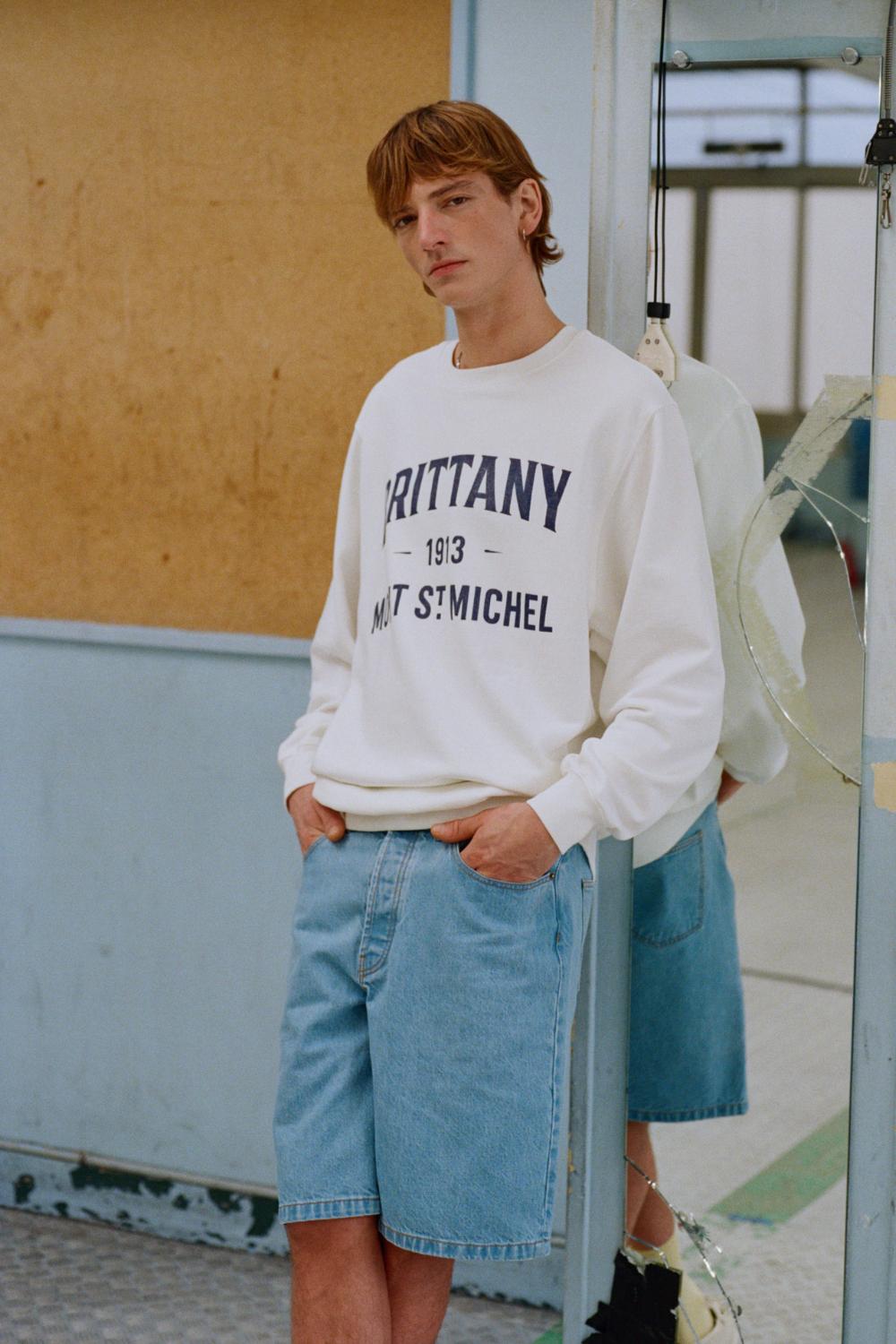 TUGER - SWEAT IMPRIMÉ - XS, ECRU