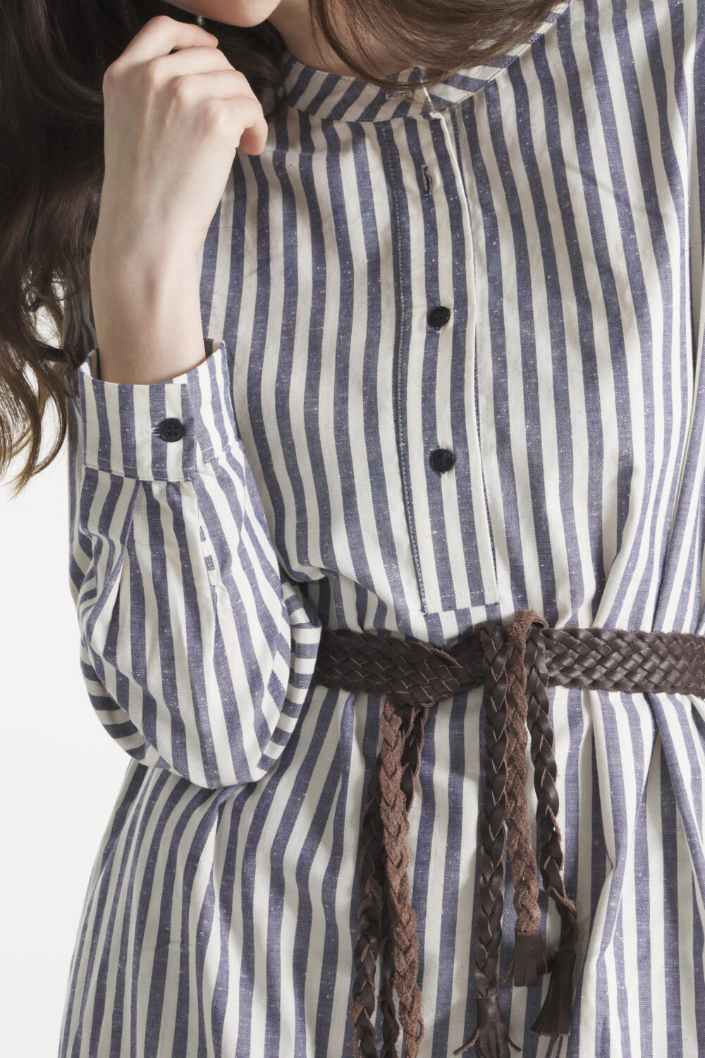 REAL – CHEMISE LONGUE À RAYURES