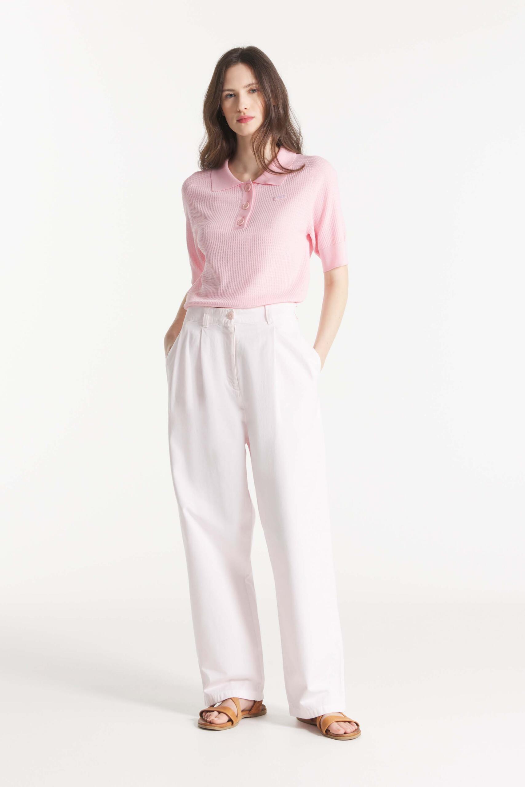 PILLY - PANTALON À PINCES - 38, ROSE