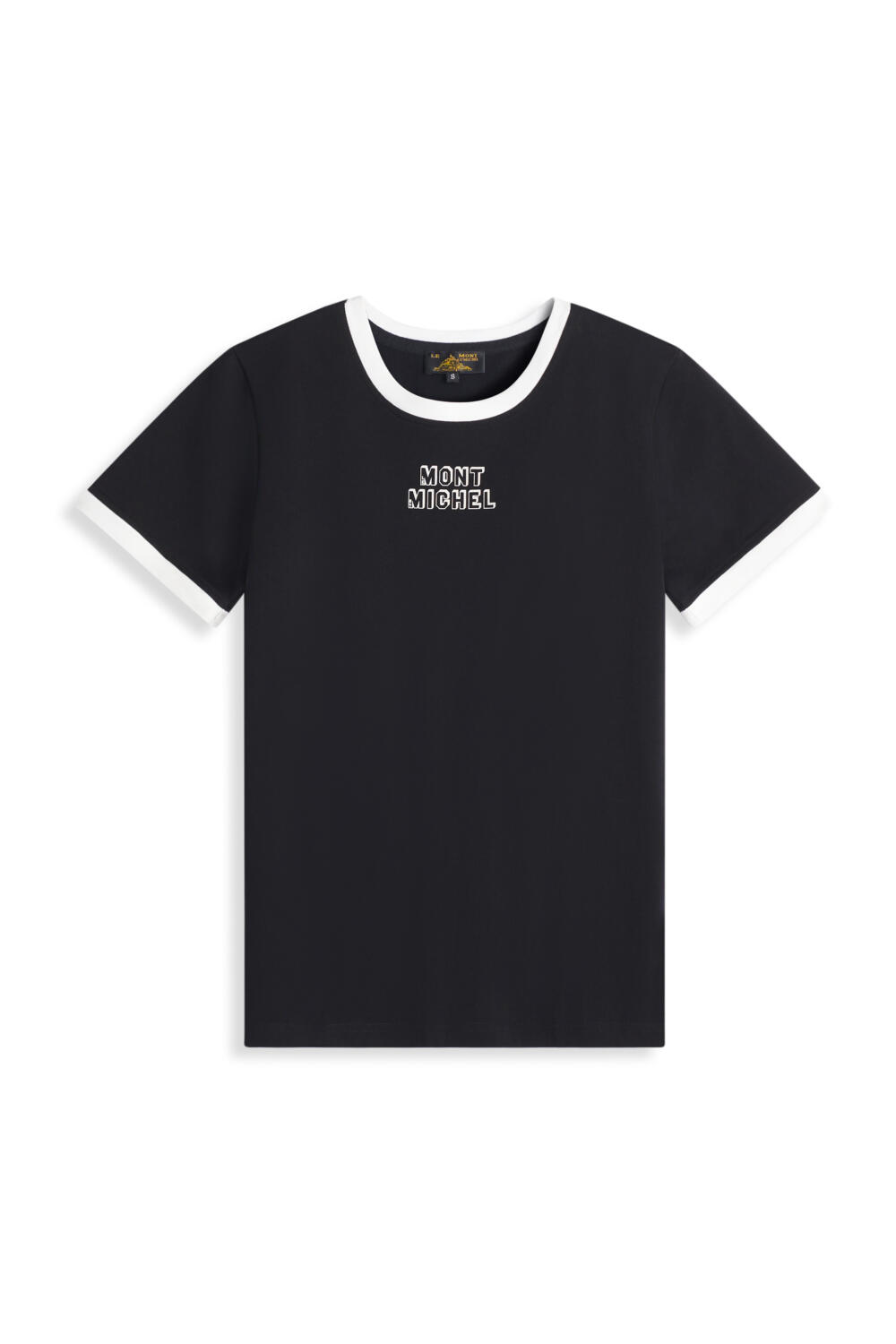 TAMIETTE - T-SHIRT BICOLORE - M, NOIR