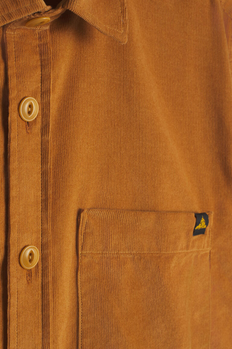 CLOVIS - LIGHT CORDUROY SHIRT - CAMEL, seconde vue