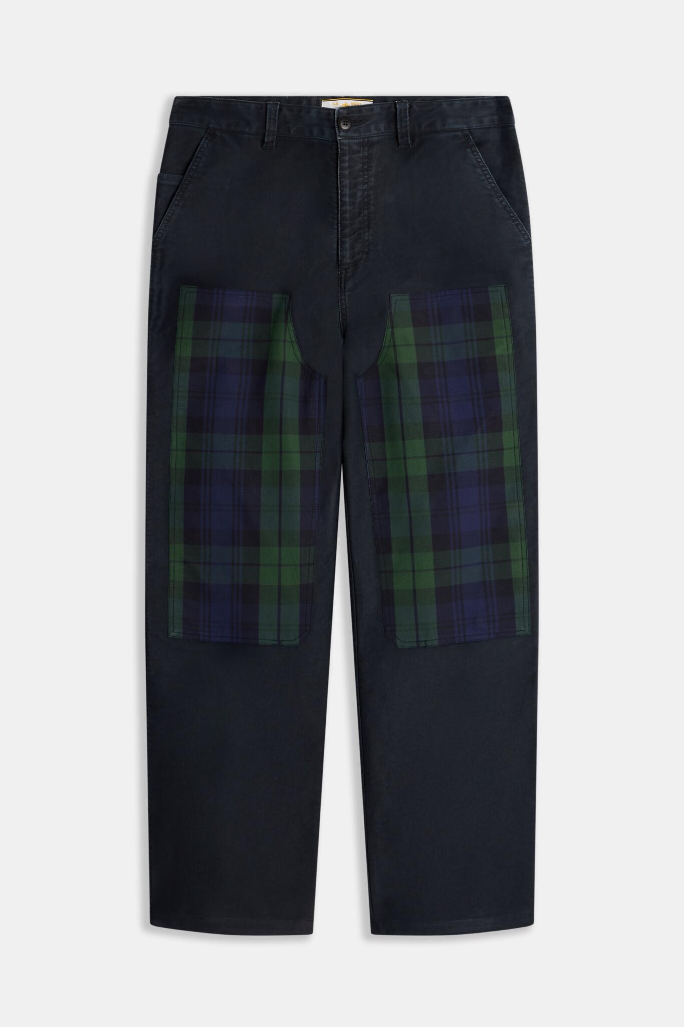 PELIL – PANTALON À PATCHS TARTAN