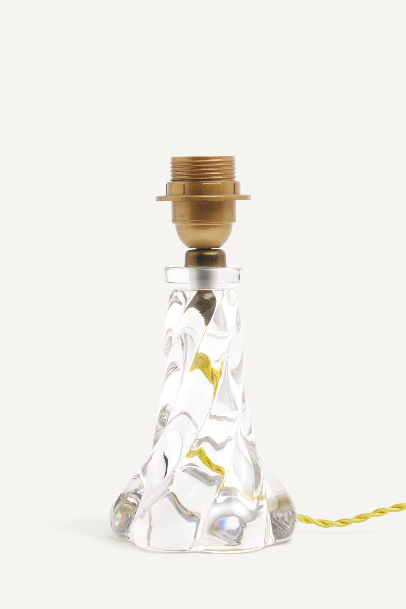 PIED DE LAMPE EN CRISTAL