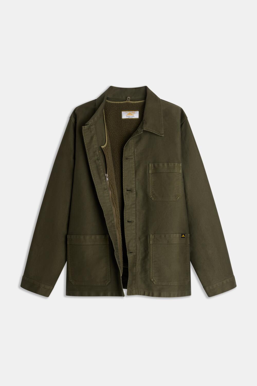 VINNY - MOLESKINE JACKET - XL, KAKI