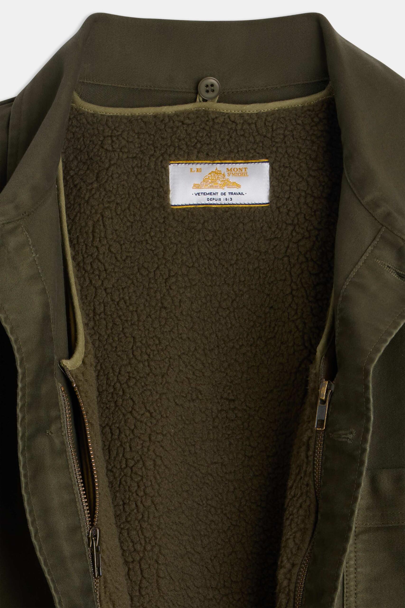 VINNY - VESTE EN MOLESKINE - KAKI, seconde vue