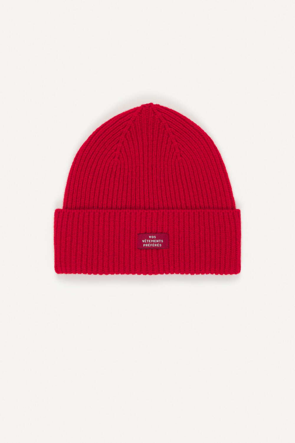 ARMAND - BONNET EN CACHEMIRE - TU, vivid red