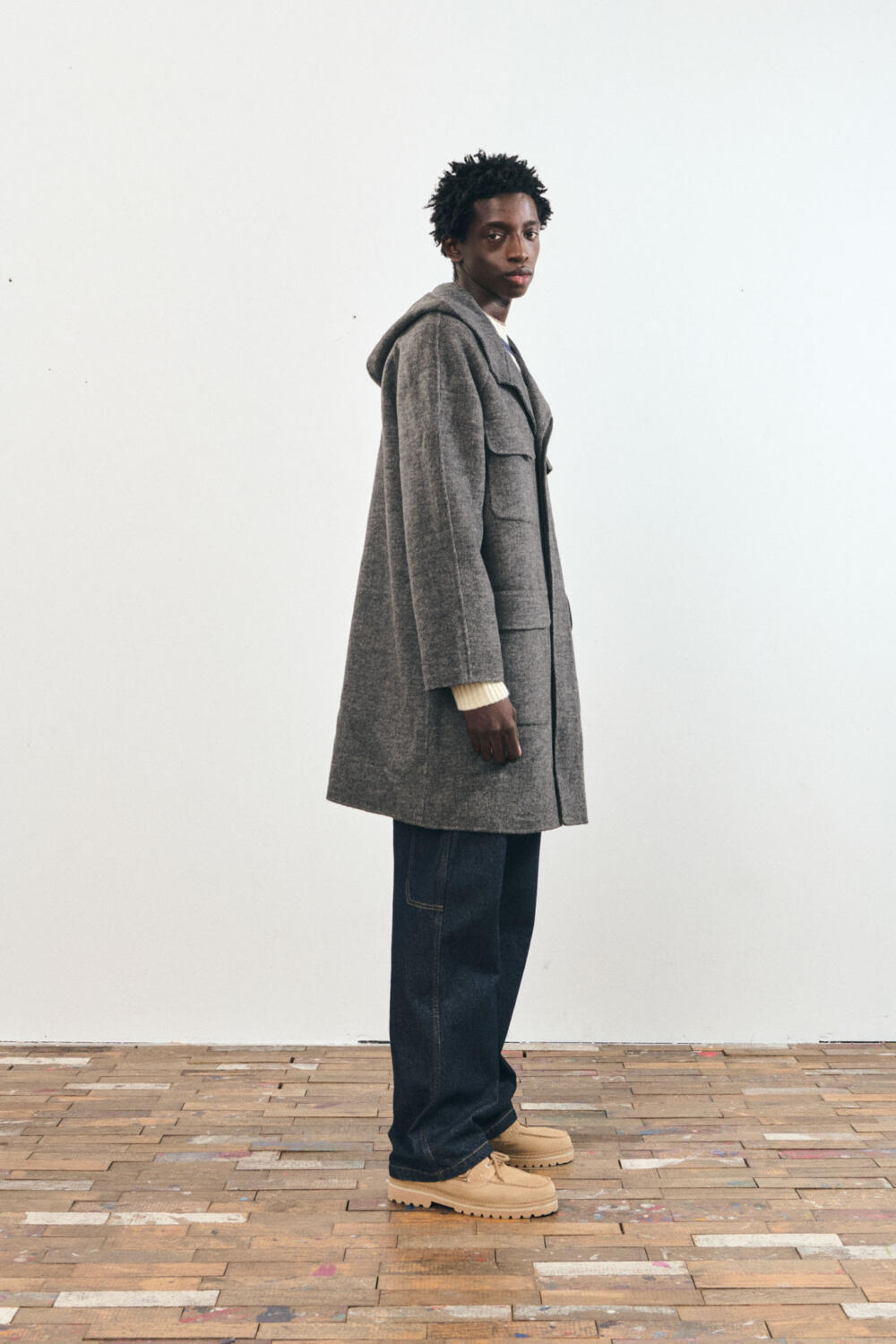 MARTO - WOOL COAT - XS, ANTHRACITE