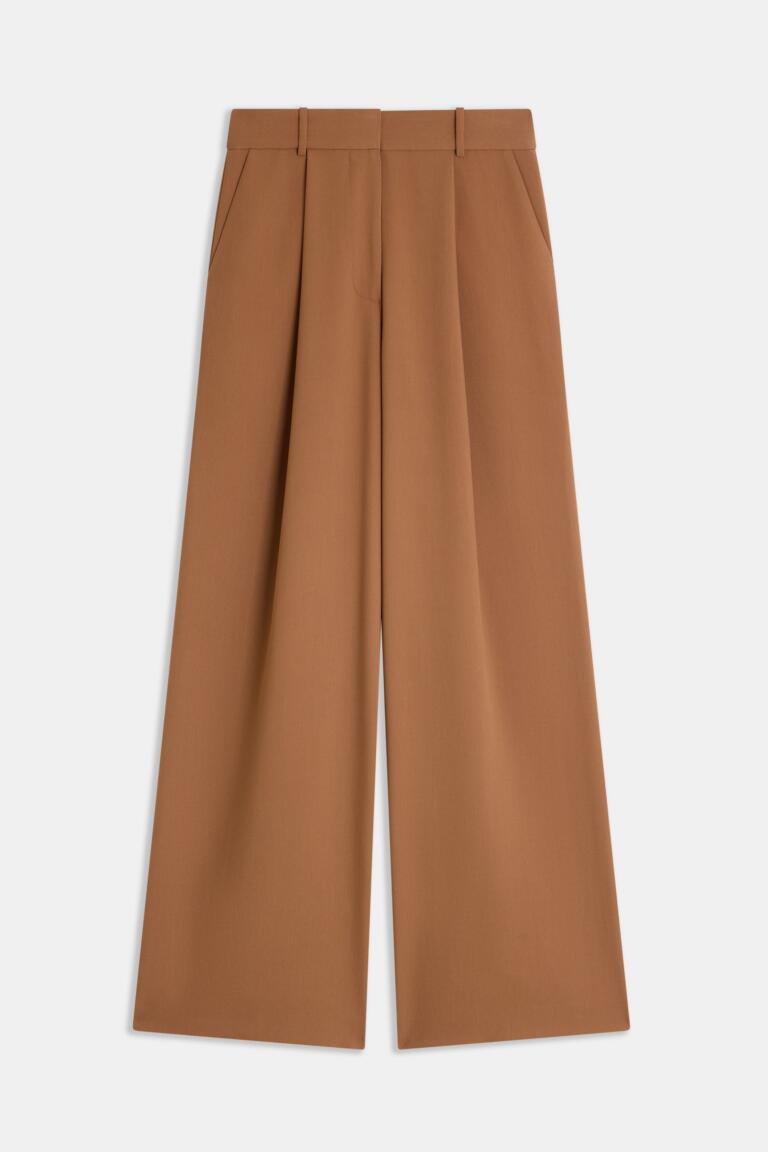 PIRETTE - PLEATED PANTS - CAMEL, seconde vue