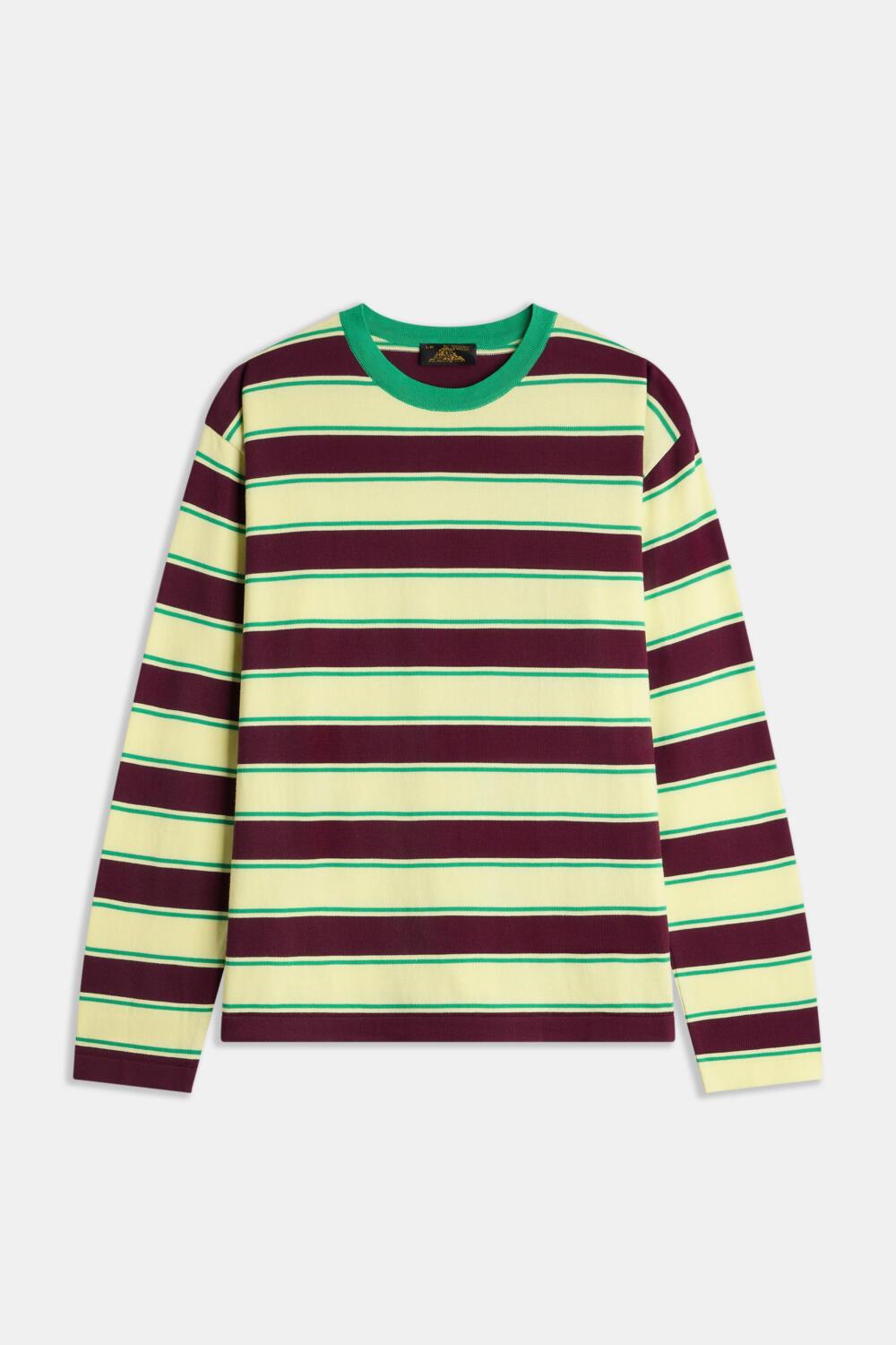 THADEO - STRIPED T-SHIRT - XXL, YELLOW