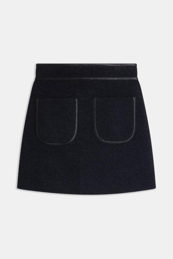 JOY – MINI-JUPE EN LAINE