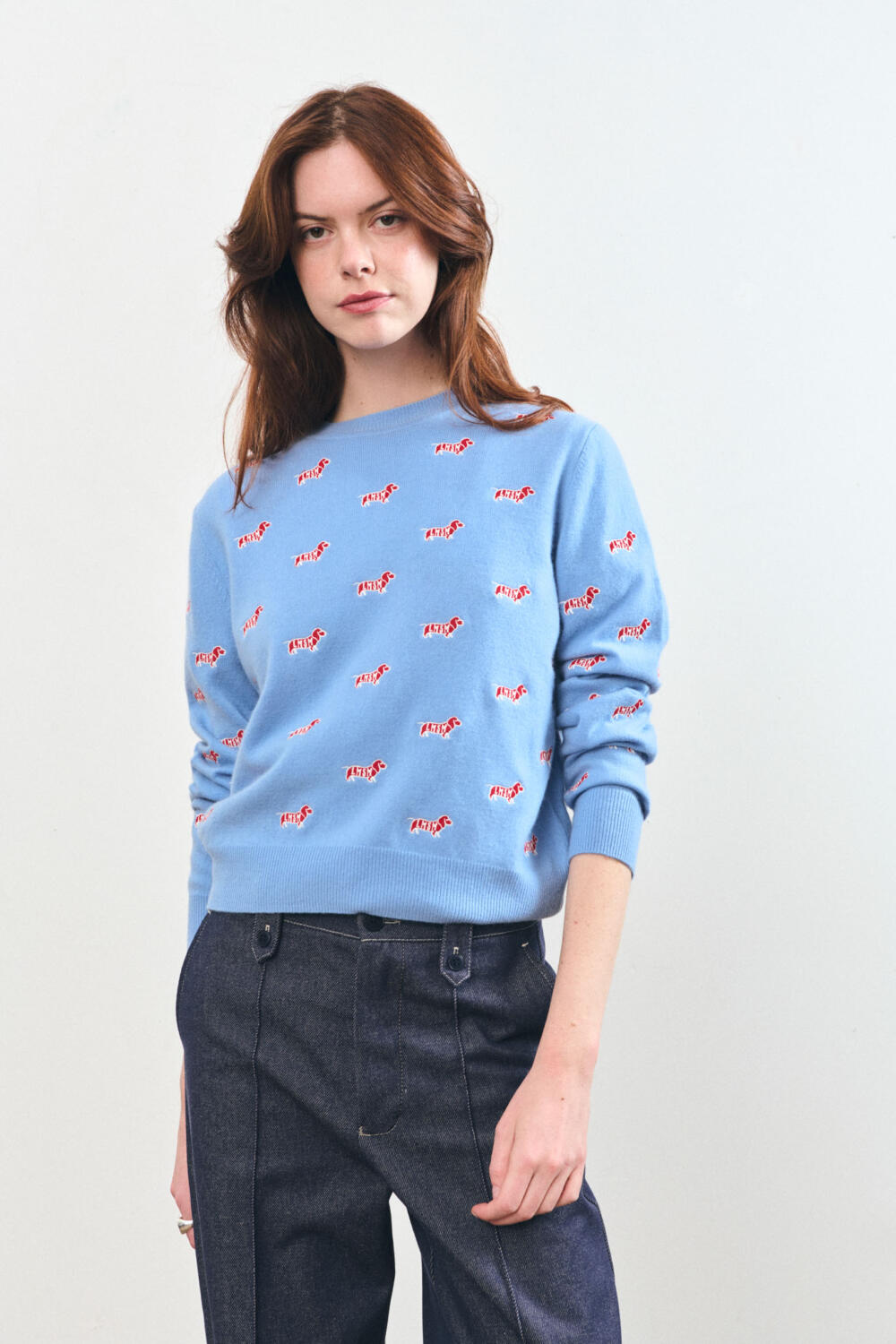 SUBLIME - MERINO WOOL SWEATER - XS, BLUE