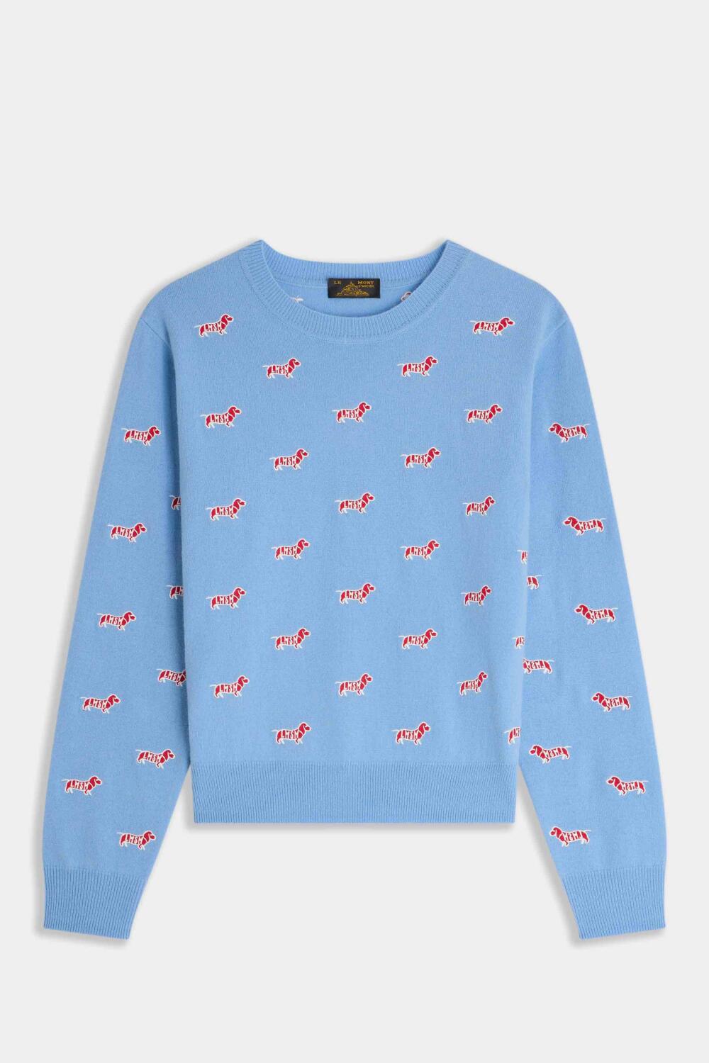 SUBLIME - PULL EN LAINE MÉRINOS - L, BLEU