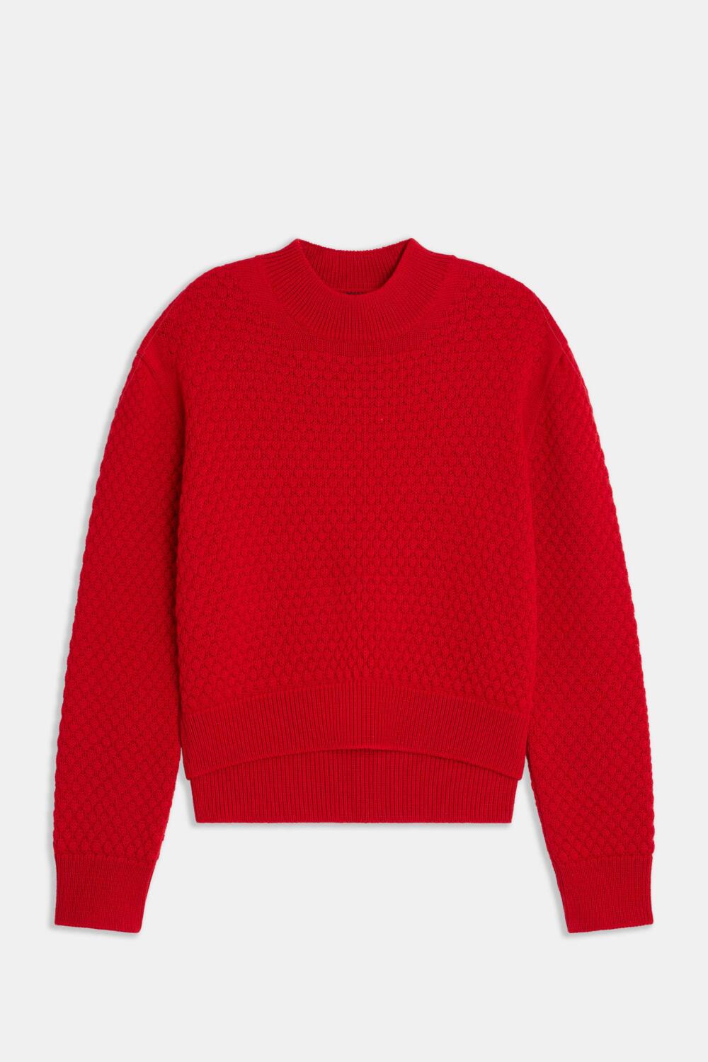 SAUTERNE - KNITTED SWEATER - XS, RED