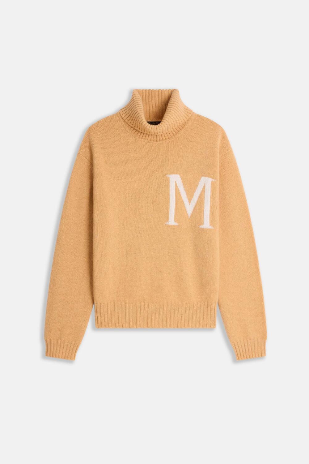 SOAZIG - PULL EN MÉRINOS ET CACHEMIRE - XS, BEIGE
