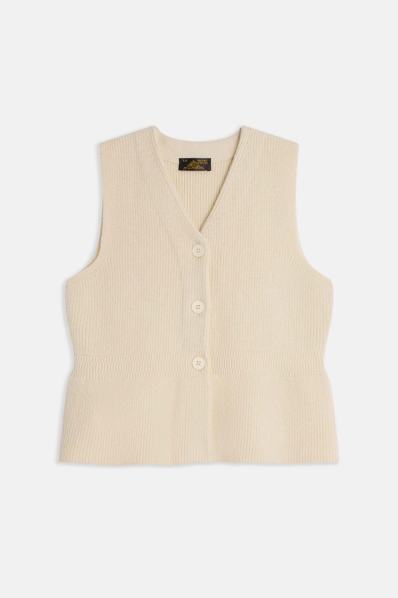 GANNES – CARDIGAN SANS MANCHES