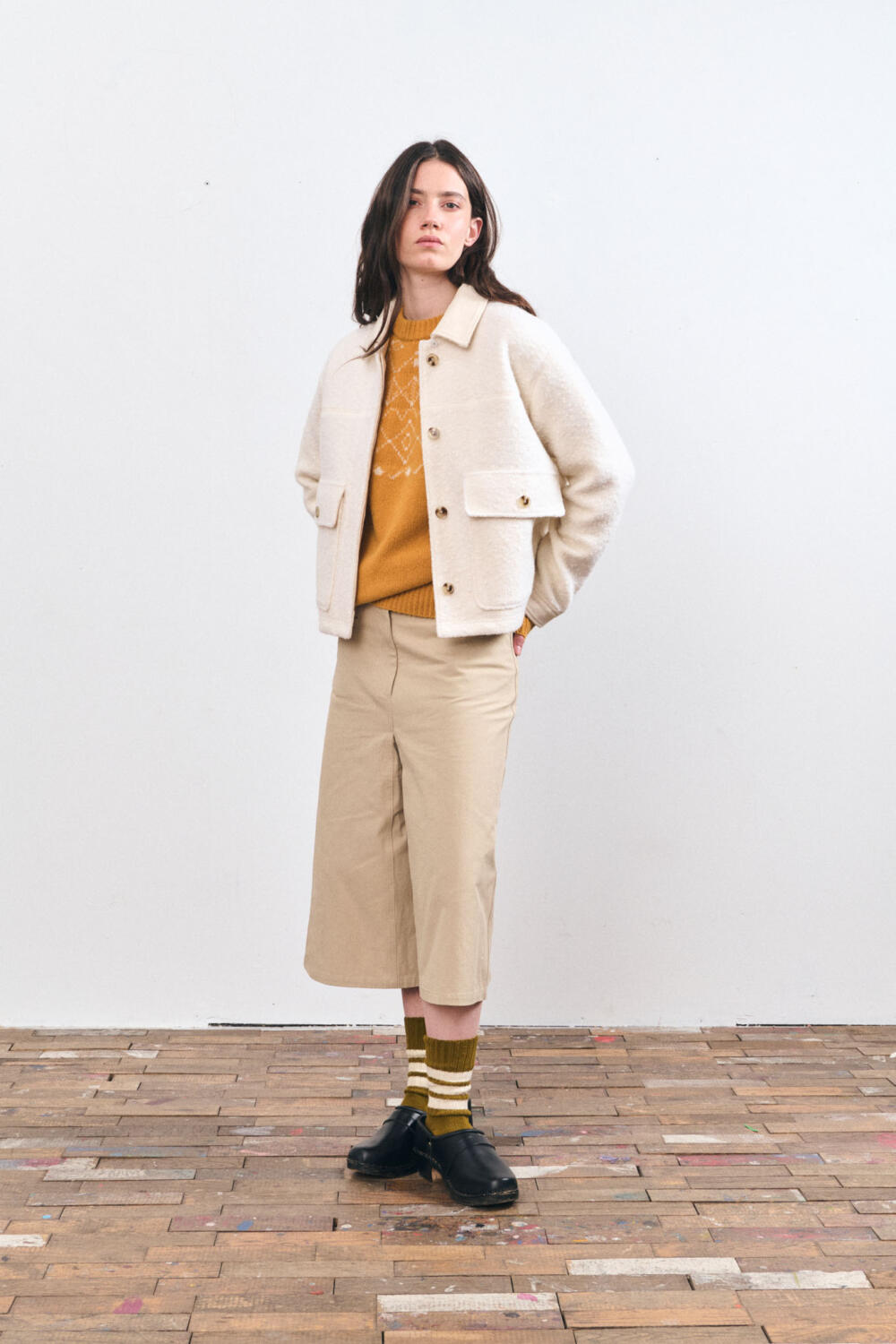 JAHIM - SKIRT-SHORTS - 34, BEIGE
