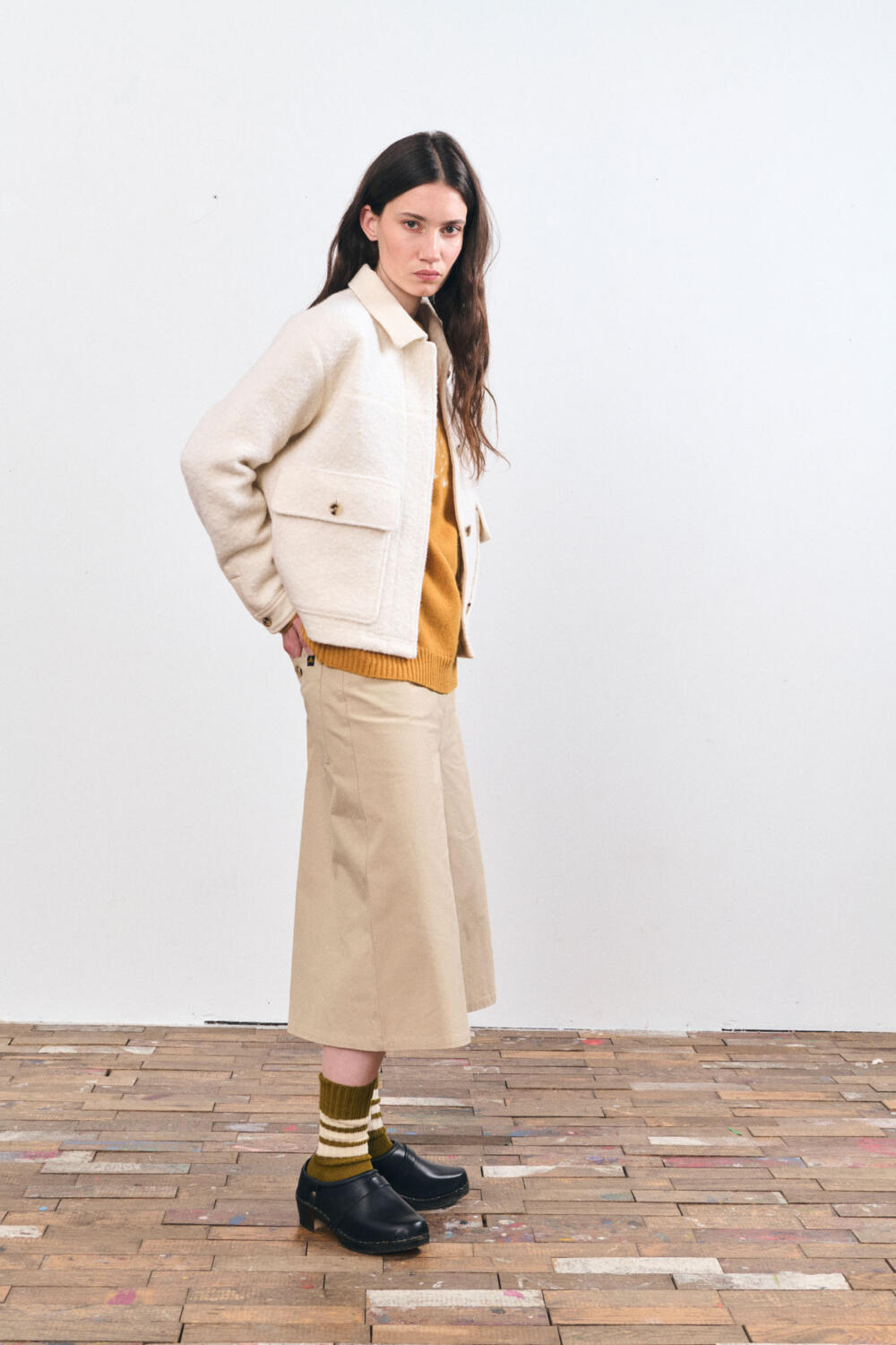 JAHIM - JUPE-CULOTTE - 34, BEIGE