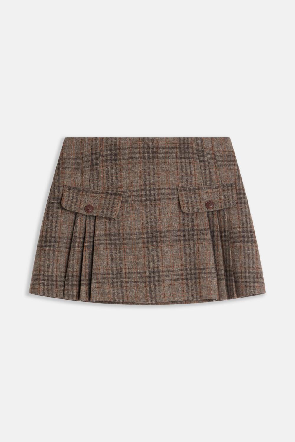 JONVAL - JUPE MINI - 34, MARRON