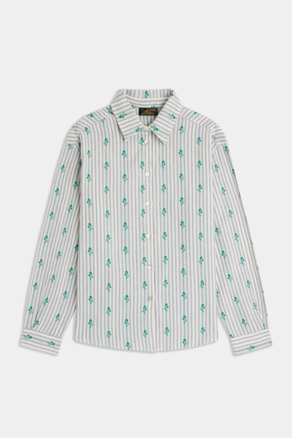 CELESTA - CHEMISE EN JACQUARD - 40, VERT