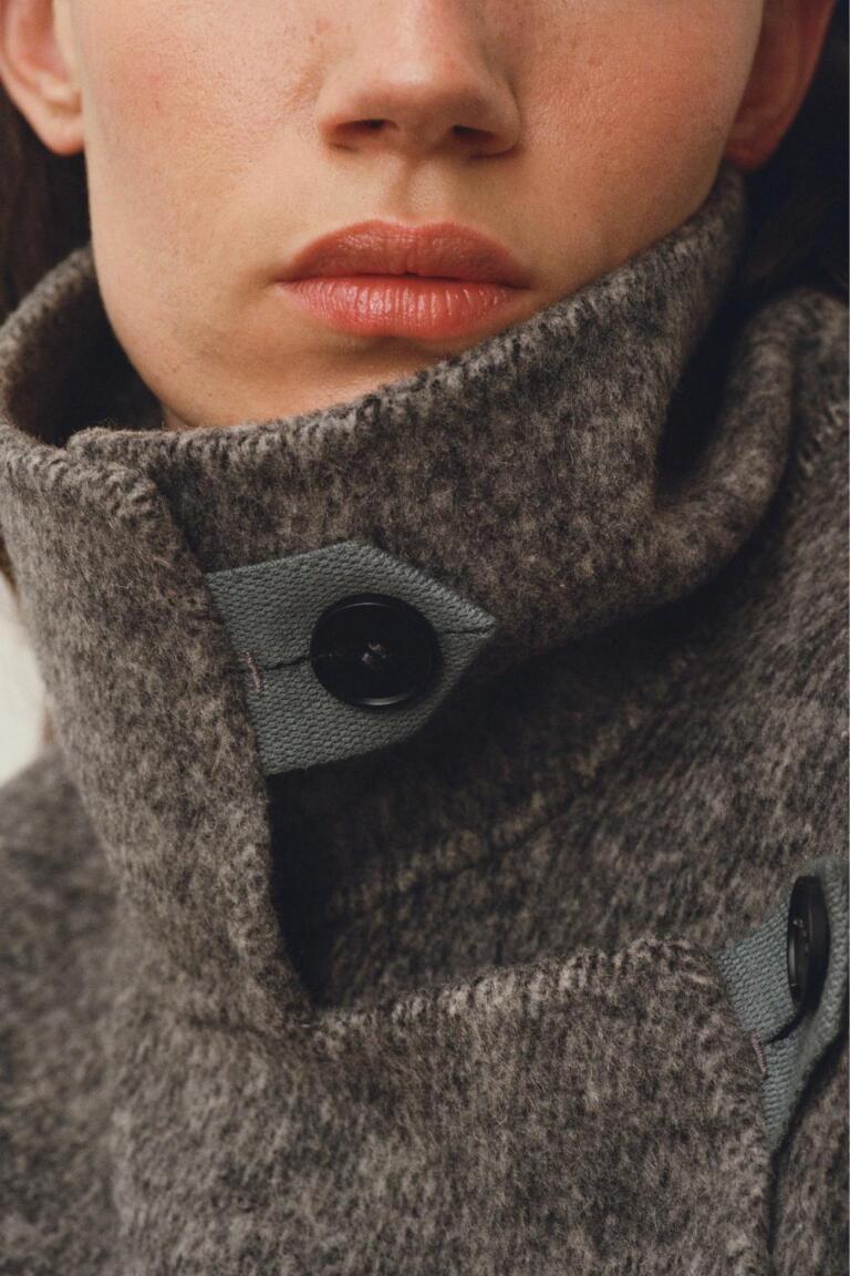 MUNICK - MANTEAU LONG - GRIS, seconde vue