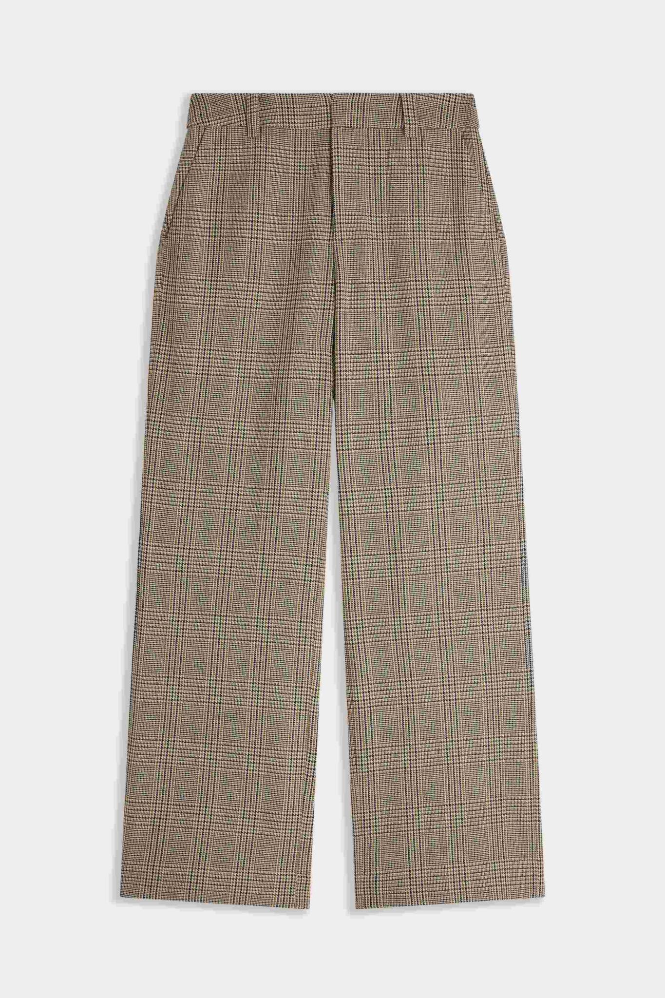 PALERME-CHECKED PANTS