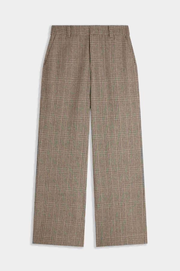 PALERME-CHECKED PANTS
