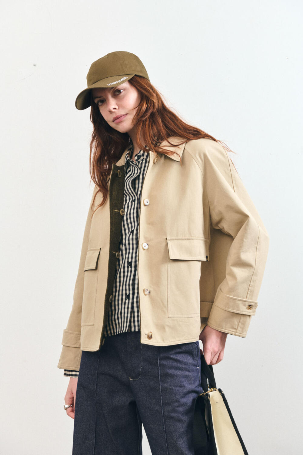 MELVIN - REVERSIBLE SHORT TRENCH COAT - 34, BEIGE