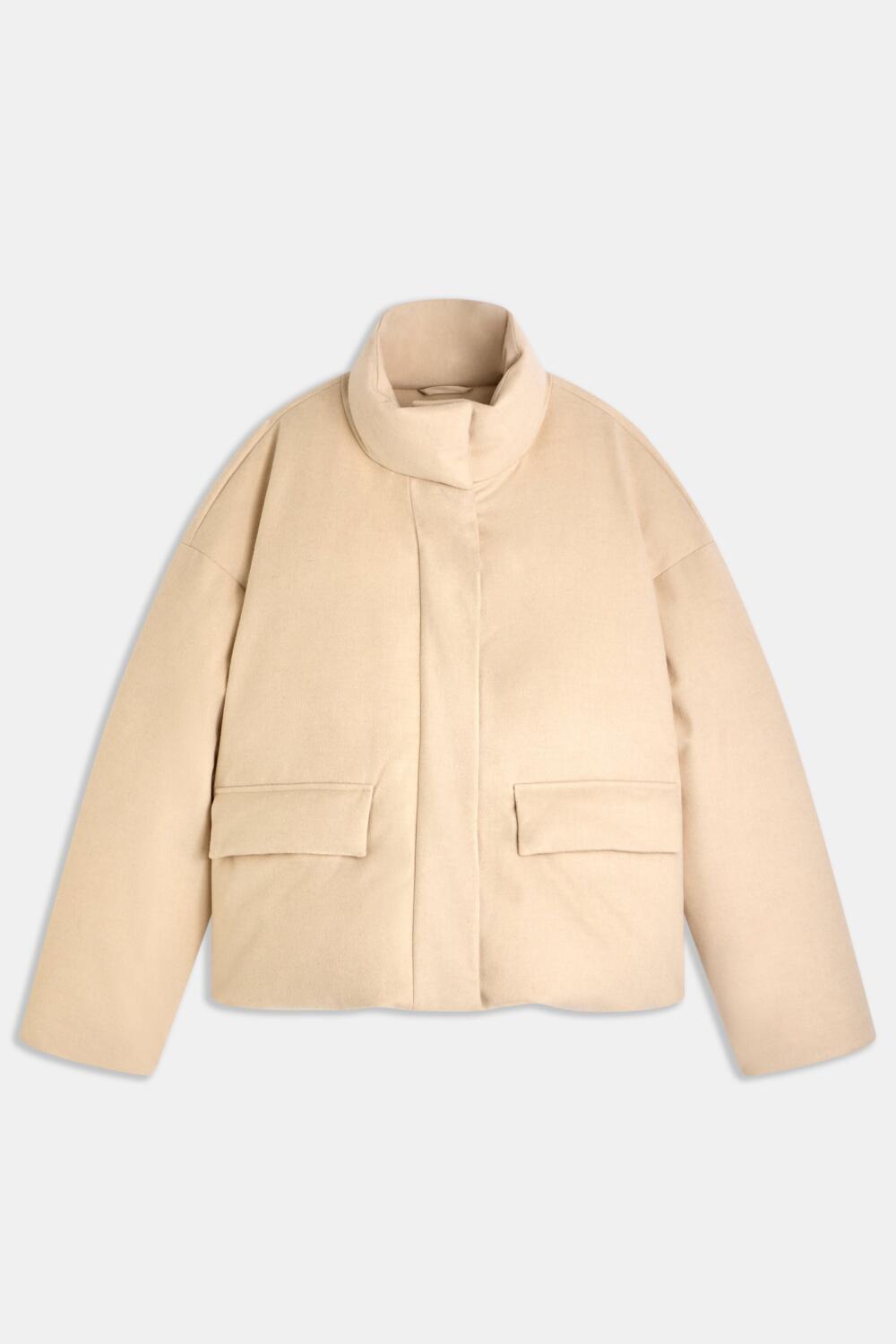 MORGA - VESTE MATELASSÉE - M, CHALK