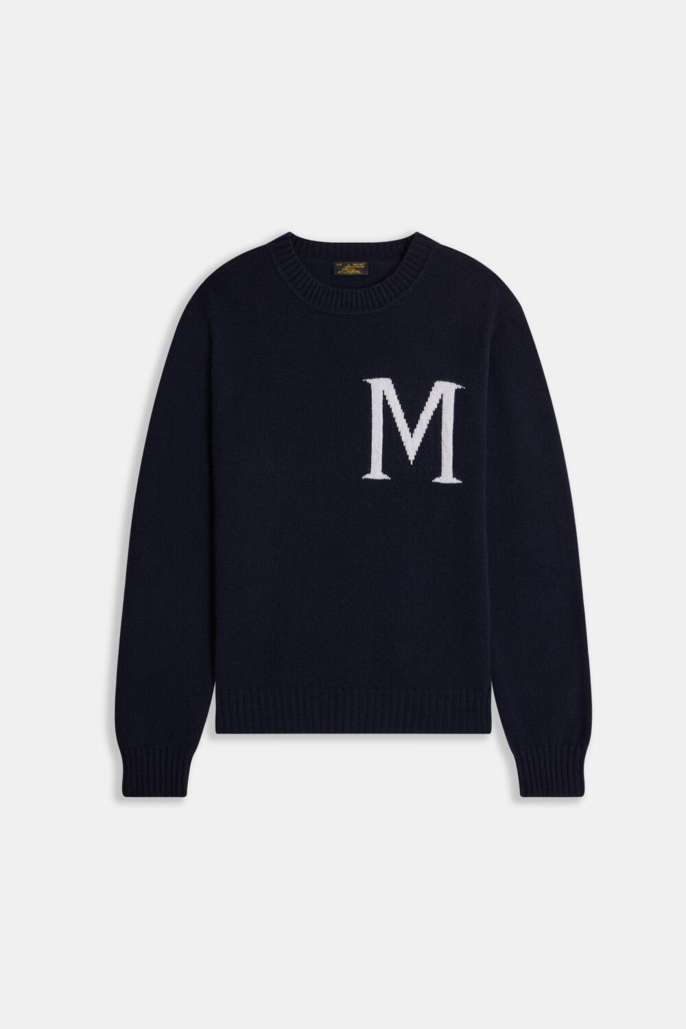 SOBIN-CASHMERE WOOL SWEATER - XS, MARINE