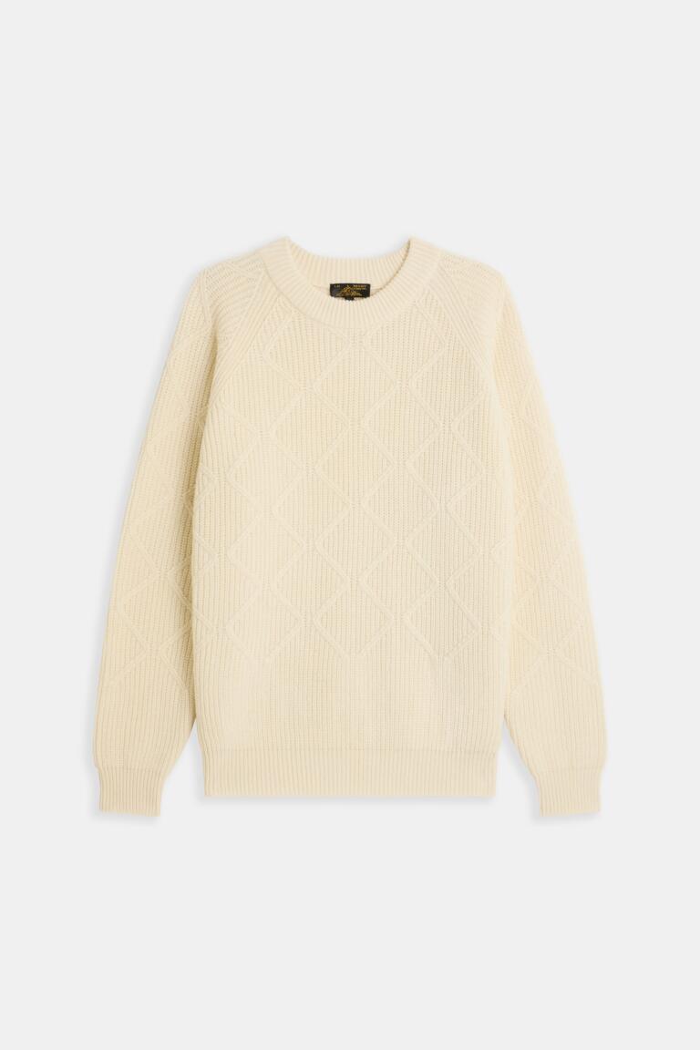 SECLIN - MERINO SWEATER - OFFWHITE