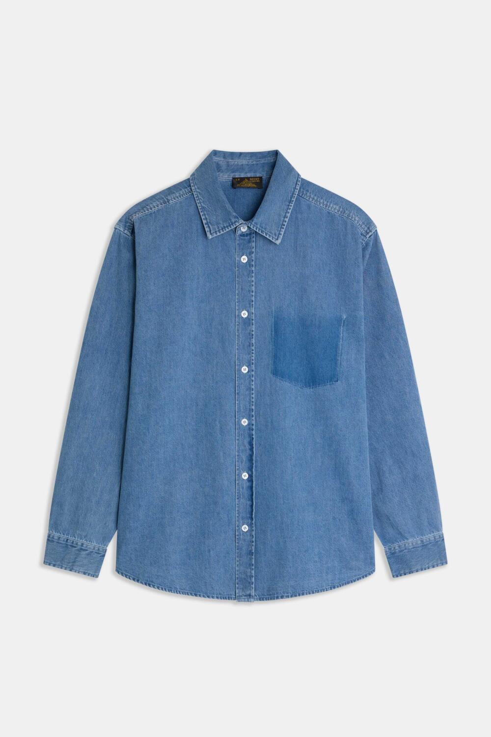 COLIO - DENIM SHIRT - XL, bleach