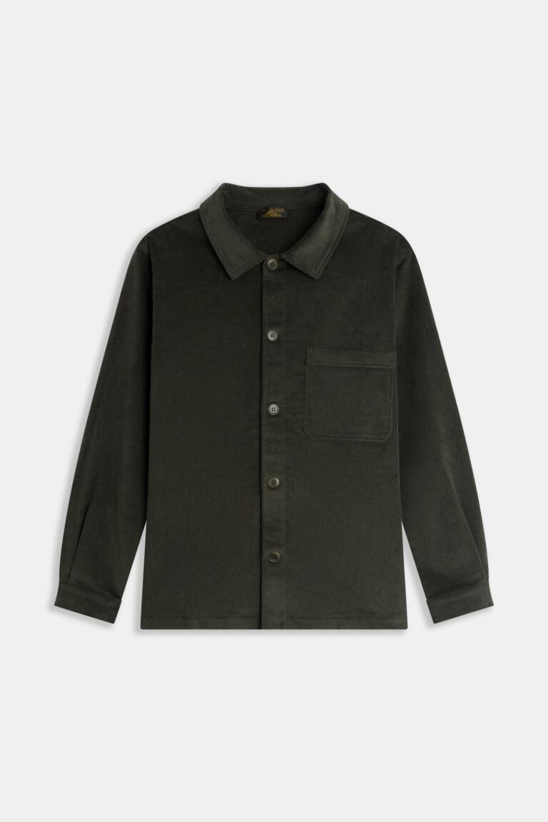 CADOUR - CORDUROY SHIRT - KAKI