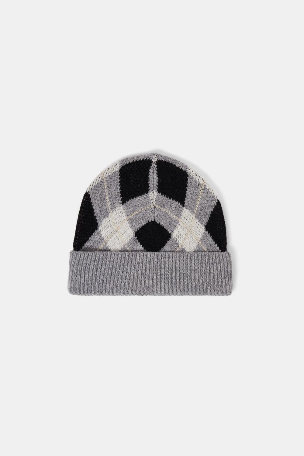 AMIR - ARGYLE-PATTERNED HAT