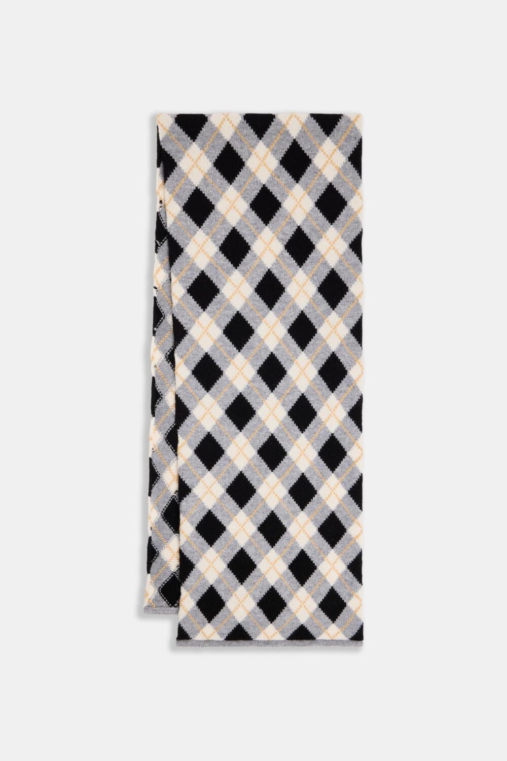 AMIRO - ARGYLE-PATTERNED SCARF